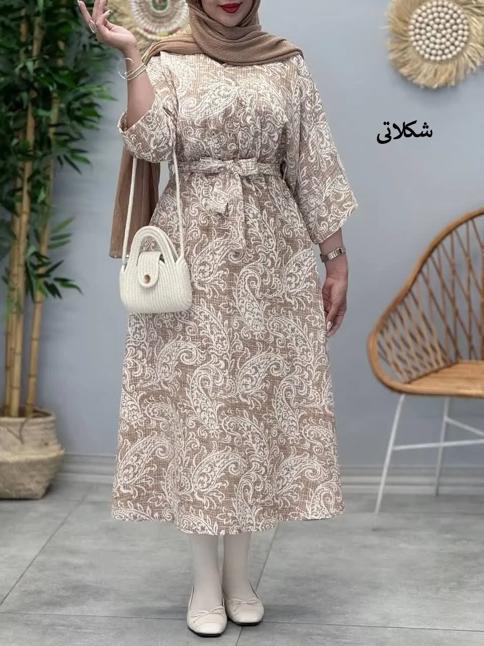 3445-مانتو کفتان کاملس